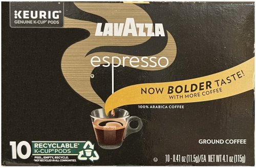 (image for) LAVAZZA ESPRESSO GROUND COFFEE K-CUP PODS