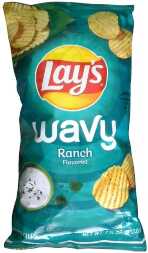 (image for) LAY'S WAVY RANCH FLAVORED POTATO CHIPS