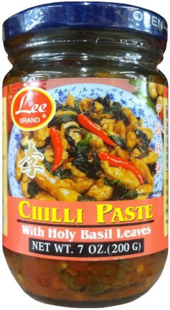 (image for) LEE BRAND CHILLI PASTE WITH HOLY BASIL LEAVES