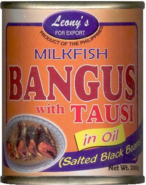 (image for) LEONY'S MILKFISH BANGUS WITH TAUSI SALTED BLACK BEANS IN OIL