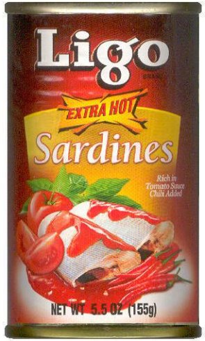 (image for) LIGO SARDINES IN TOMATO SAUCE EXTRA HOT