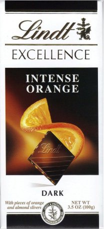 (image for) LINDT EXCELLENCE INTENSE ORANGE DARK CHOCOLATE