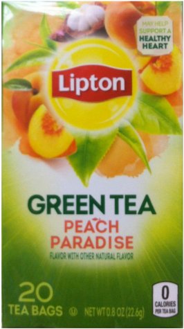 (image for) LIPTON GREEN TEA PEACH PARADISE