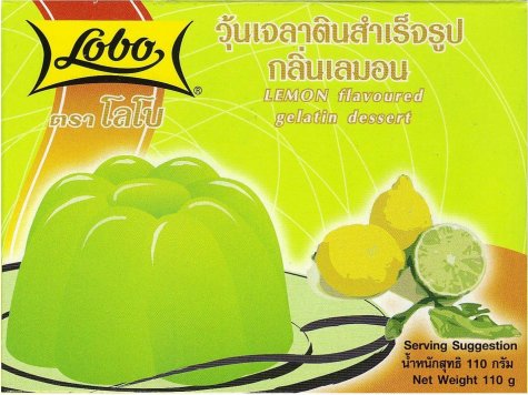 (image for) LOBO GELATIN DESSERT LEMON FLAVOR