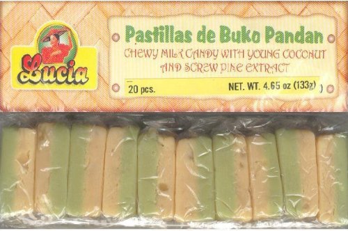 (image for) LUCIA PASTILLAS DE BUKO PANDAN CHEWY MILK CANDY