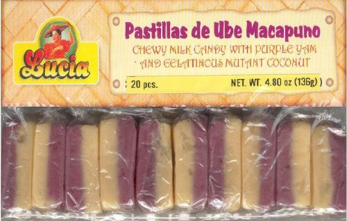 (image for) LUCIA PASTILLAS DE UBE MACAPUNO CHEWY MILK CANDY