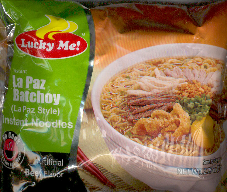 (image for) LUCKY ME LA PAZ BATCHOY BEEF FLAVORED NOODLES