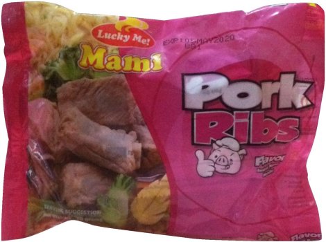 (image for) LUCKY ME INSTANT NOODLES MAMI PORK RIBS FLAVOR