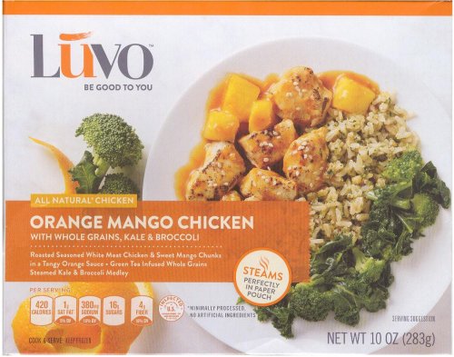 (image for) LUVO ORANGE MANGO CHICKEN WITH WHOLE GRAINS, KALE & BROCCOLI