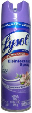 (image for) LYSOL DISINFECTANT SPRAY EARLY MORNING BREEZE SCENT