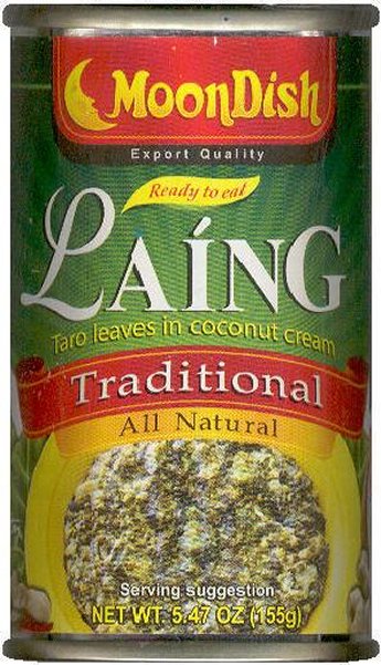 (image for) MOONDISH LAING TRADITIONAL TARO LEAVES IN COCONUT CREAM