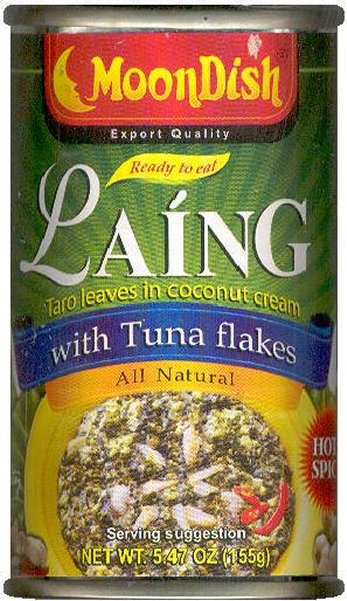 (image for) MOONDISH LAING TARO IN COCONUT CREAM WITH TUNA FLAKES SPICY