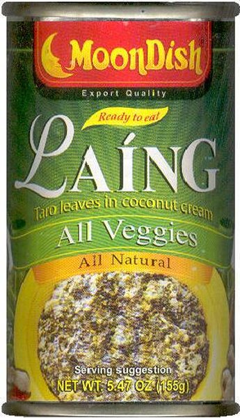 (image for) MOONDISH LAING ALL VEGGIES TARO LEAVES IN COCONUT CREAM