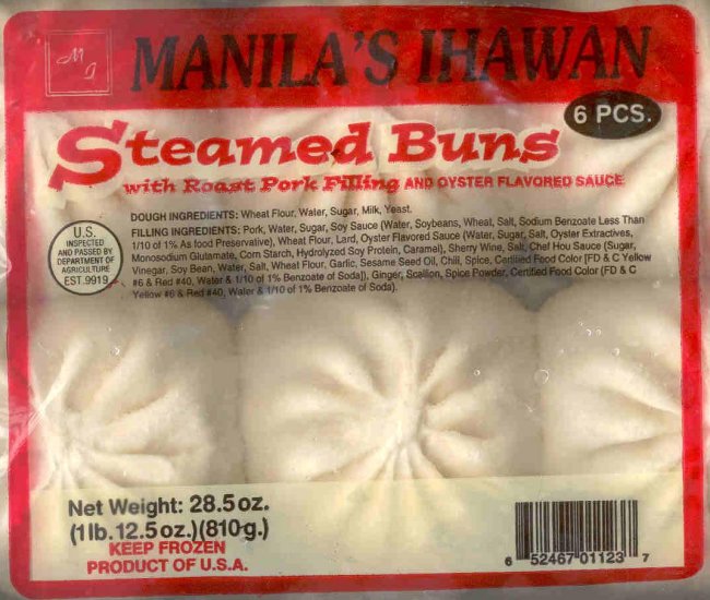 (image for) MANILA'S IHAWAN PORK STEAMED BUNS OYSTER FLAVORED