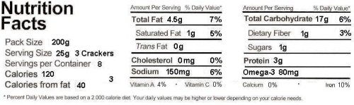 (image for) SKY FLAKES FIT WITH OMEGA-3 FLAXSEED CRACKERS