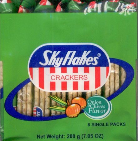 (image for) SKY FLAKES CRACKERS ONION CHIVES FLAVOR