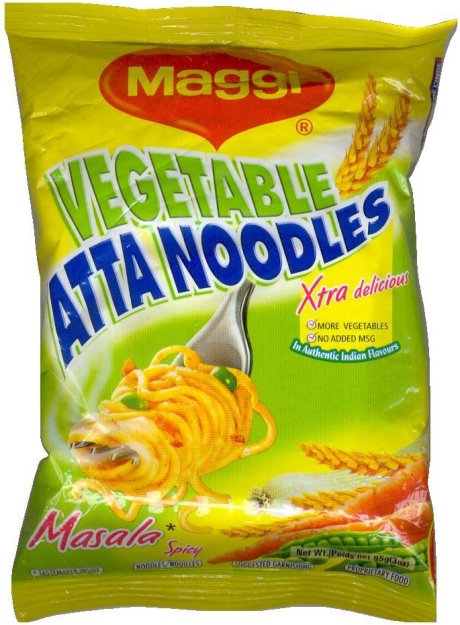 (image for) MAGGI VEGETABLE ATTA NOODLES MASALA SPICY