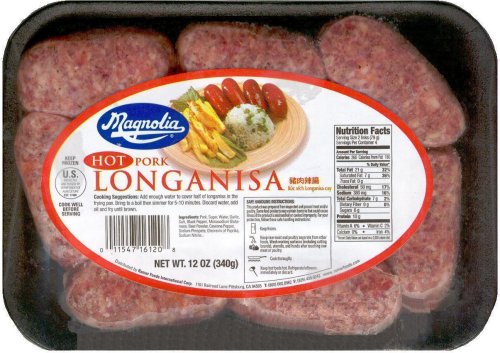 (image for) MAGNOLIA PORK LONGANISA HOT