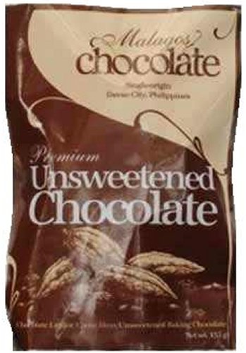 (image for) MALAGOS DARK CHOCOLATE 100% PURE UNSWEETENED