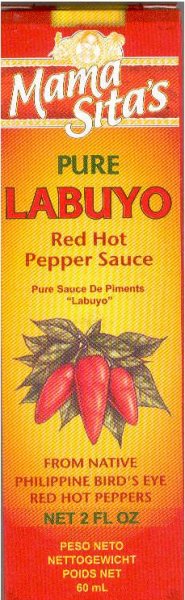 (image for) MAMA SITA'S PURE LABUYO RED HOT CHILI PEPPER SAUCE