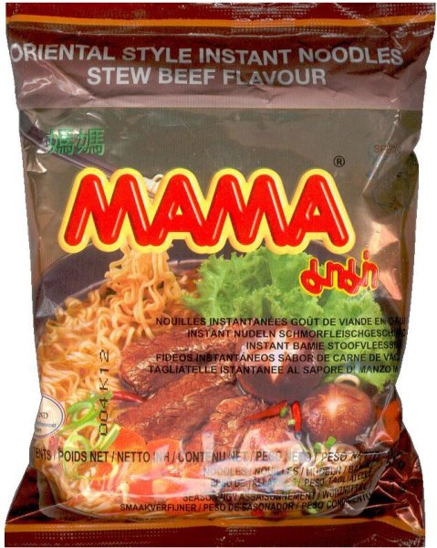 (image for) MAMA STEW BEEF FLAVOUR ORIENTAL STYLE NOODLES