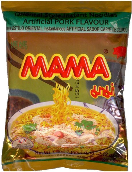 (image for) MAMA PORK FLAVOUR ORIENTAL STYLE NOODLES