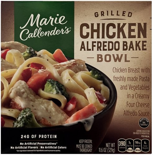 (image for) MARIE CALLENDER'S CHICKEN ALFREDO BAKE BOWL