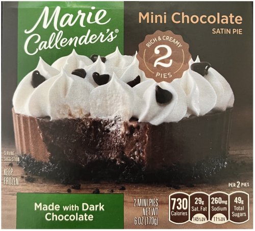 (image for) MARIE CALLENDER'S MINI CHOCOLATE SATIN PIE