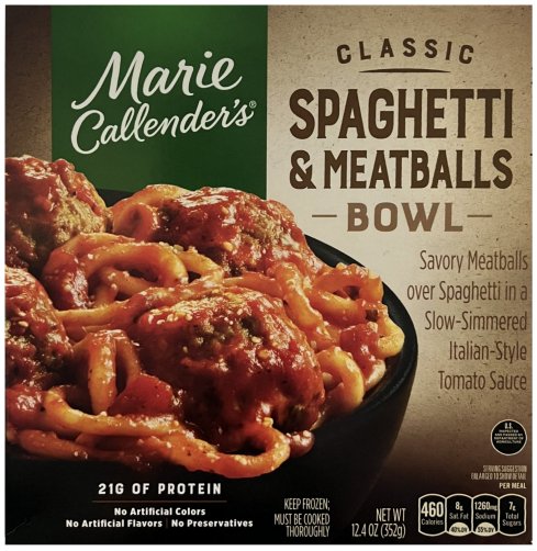 (image for) MARIE CALLENDER'S SPAGHETTI & MEATBALLS BOWL