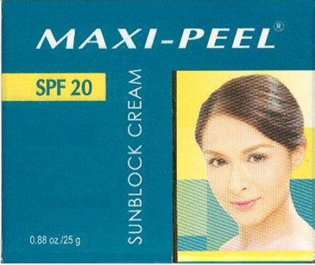 (image for) MAXI-PEEL SPF20 SUNBLOCK CREAM