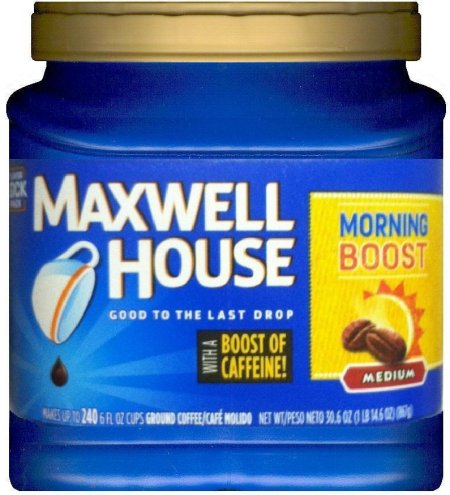 (image for) MAXWELL HOUSE MORNING BOOST COFFEE MEDIUM ROAST