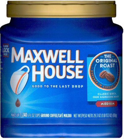 (image for) MAXWELL HOUSE ORIGINAL ROAST COFFEE MEDIUM ROAST