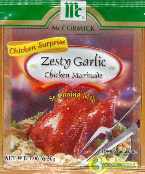 (image for) McCORMICK CHICKEN MARINADE ZESTY GARLIC