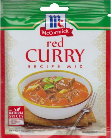 (image for) McCORMICK RED CURRY RECIPE MIX