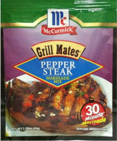 (image for) McCORMICK GRILL MATES PEPPER STEAK MARINADE MIX