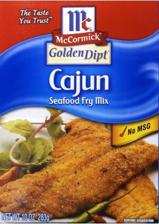 (image for) McCORMICK GOLDEN DIPT CAJUN SEAFOOD FRY MIX