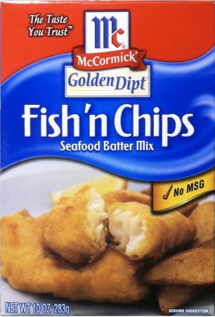 (image for) McCORMICK GOLDEN DIPT FISH'n CHIPS SEAFOOD BATTER MIX