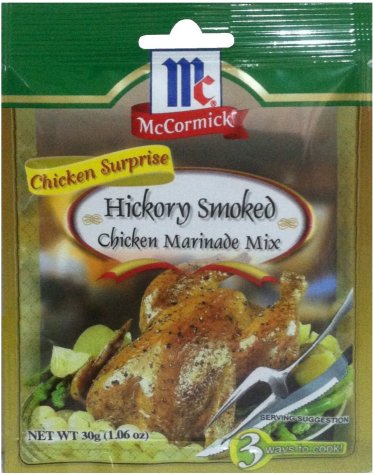 (image for) McCORMICK HICKORY SMOKED CHICKEN MARINADE MIX