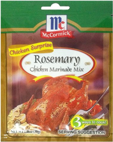 (image for) McCORMICK ROSEMARY CHICKEN MARINADE MIX