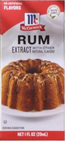 (image for) McCORMICK RUM EXTRACT WITH OTHER NATURAL FLAVORS