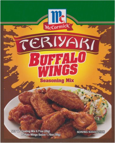 (image for) McCORMICK TERIYAKI BUFFALO WINGS SEASONING MIX