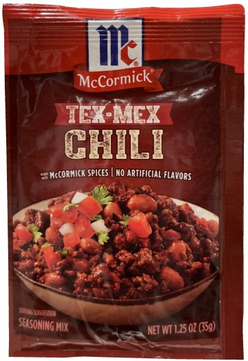 (image for) McCORMICK TEX-MEX CHILI SEASONING MIX