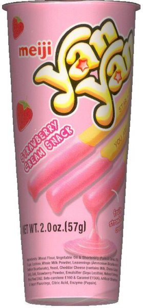 (image for) YAN YAN STRAWBERRY CREAM DIP SNACK