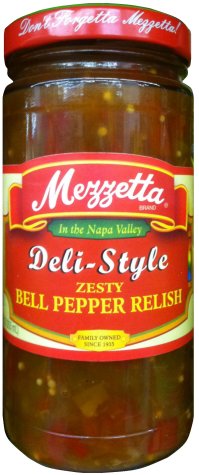 (image for) MEZZETTA DELI-STYLE ZESTY BELL PEPPER RELISH