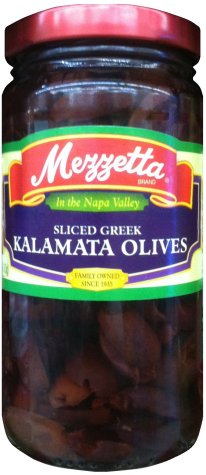 (image for) MEZZETTA SLICED GREEK KALAMATA OLIVES