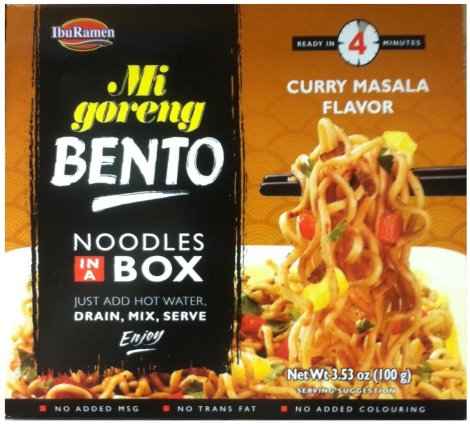 (image for) MI GORENG BENTO NOODLES IN A BOX CURRY MASALA FLAVOR