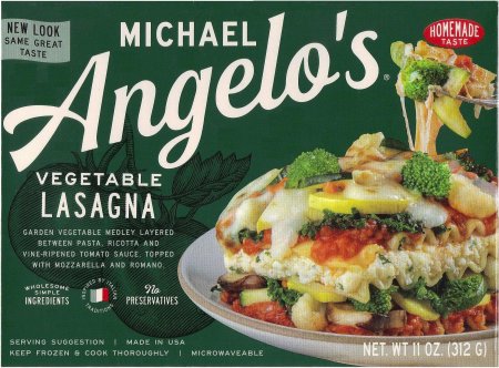 (image for) MICHAEL ANGELO'S VEGETABLE LASAGNA