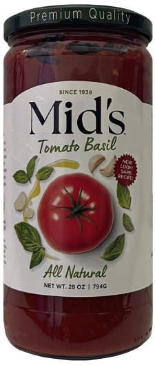 (image for) MID'S TOMATO BASIL PASTA SAUCE