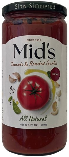 (image for) MID'S TOMATO & ROASTED GARLIC PASTA SAUCE