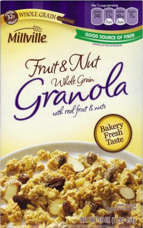 (image for) MILLVILLE FRUIT & NUT GRANOLA